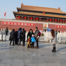 The Family in front of the Forbidden Palace