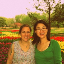 Betty & me & tulips