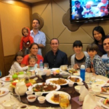 Final dinner in Hong Kong with friends