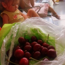 Gorgeous cherries bought in Dalian, eaten at the airport