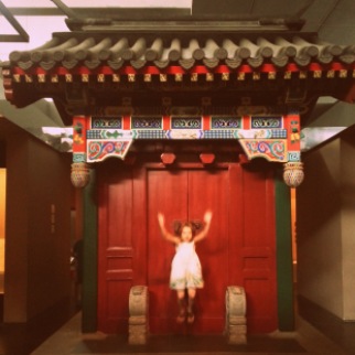 a traditional hutong neighborhood door
